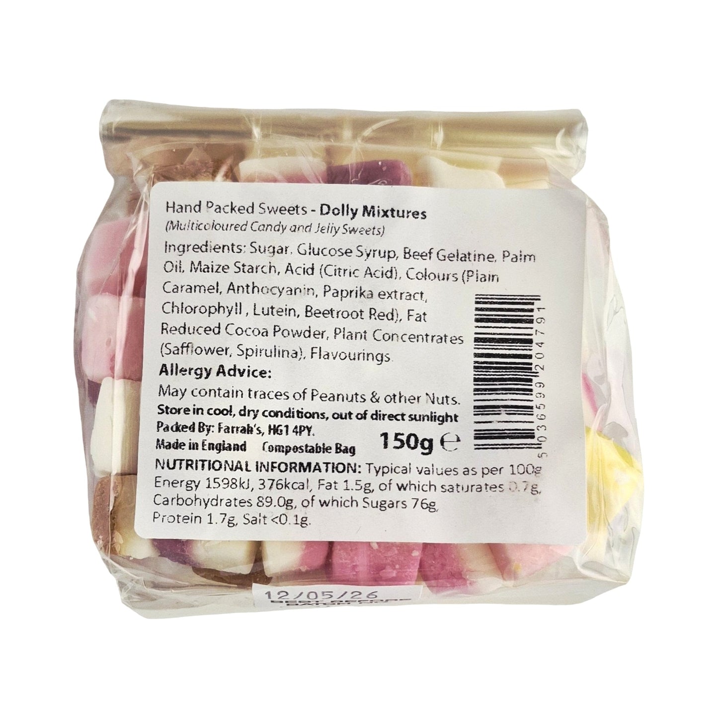 Museum Sweet Bags - Dolly Mixtures
