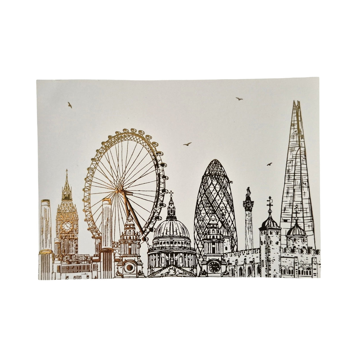 Postkarte Londoner Dächer