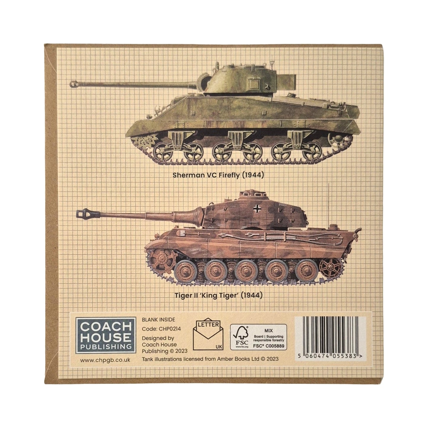 Tank Greetings Card