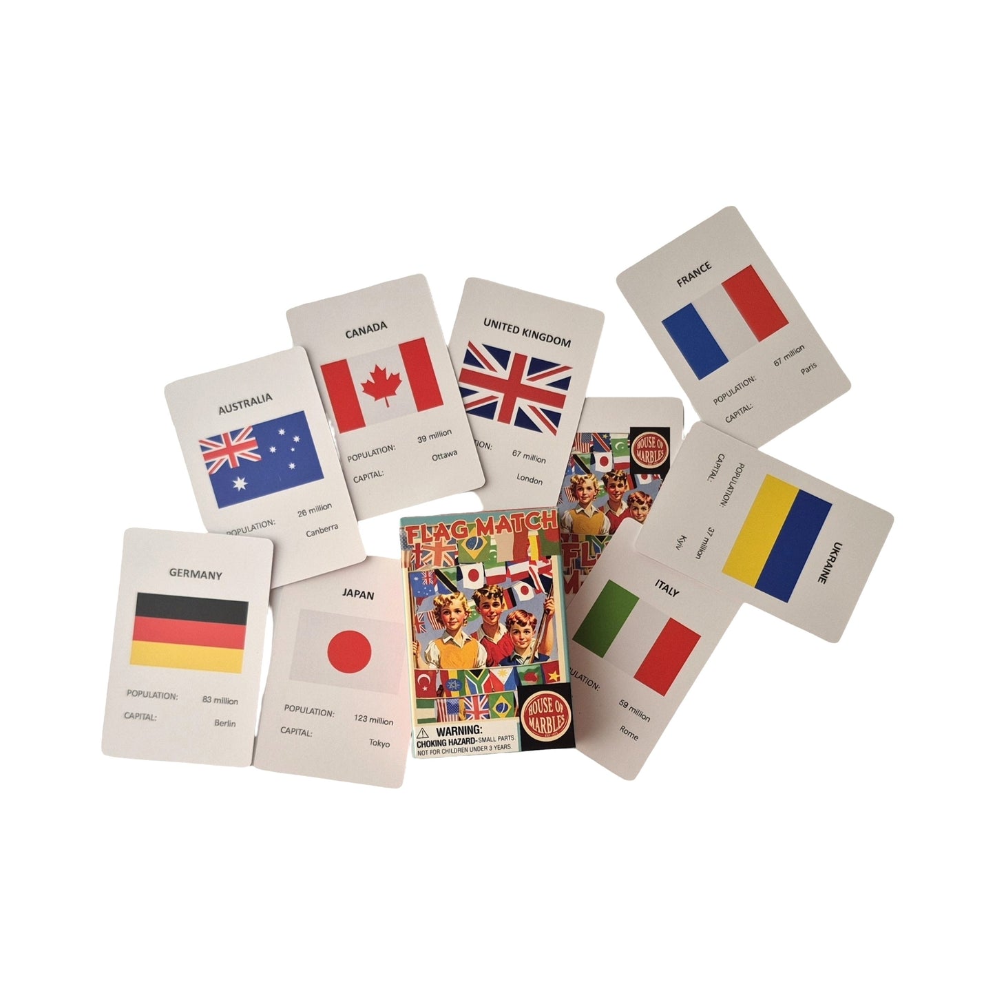 Flag Match Playing Cards