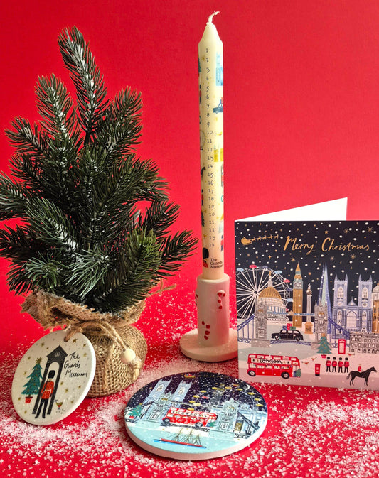 Winter in London Christmas Coaster