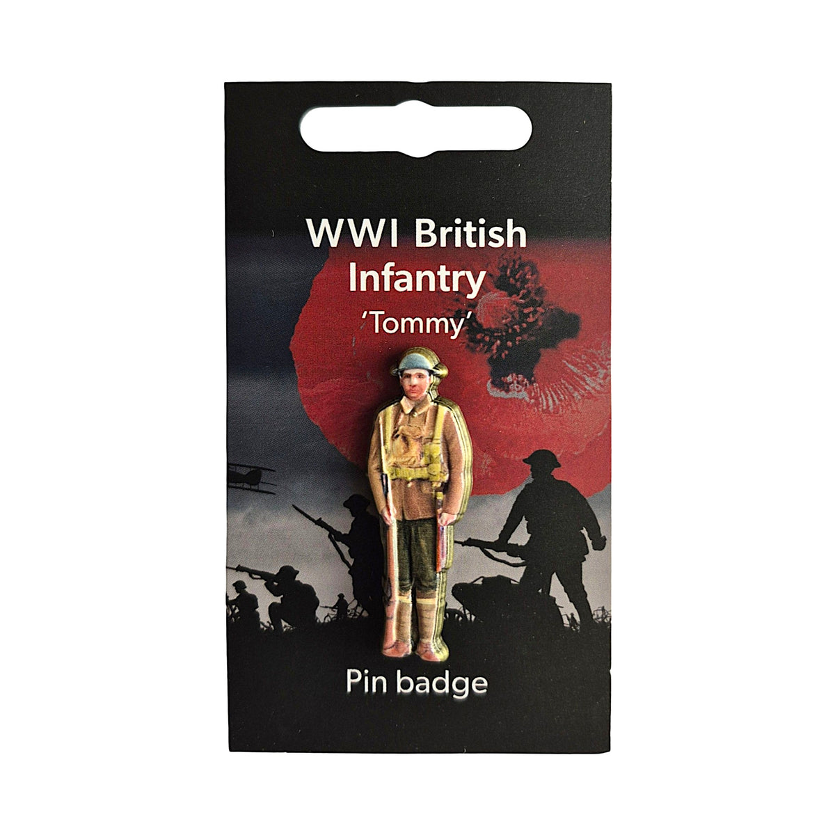 WWI British Infantry 'Tommy' Pin Badge