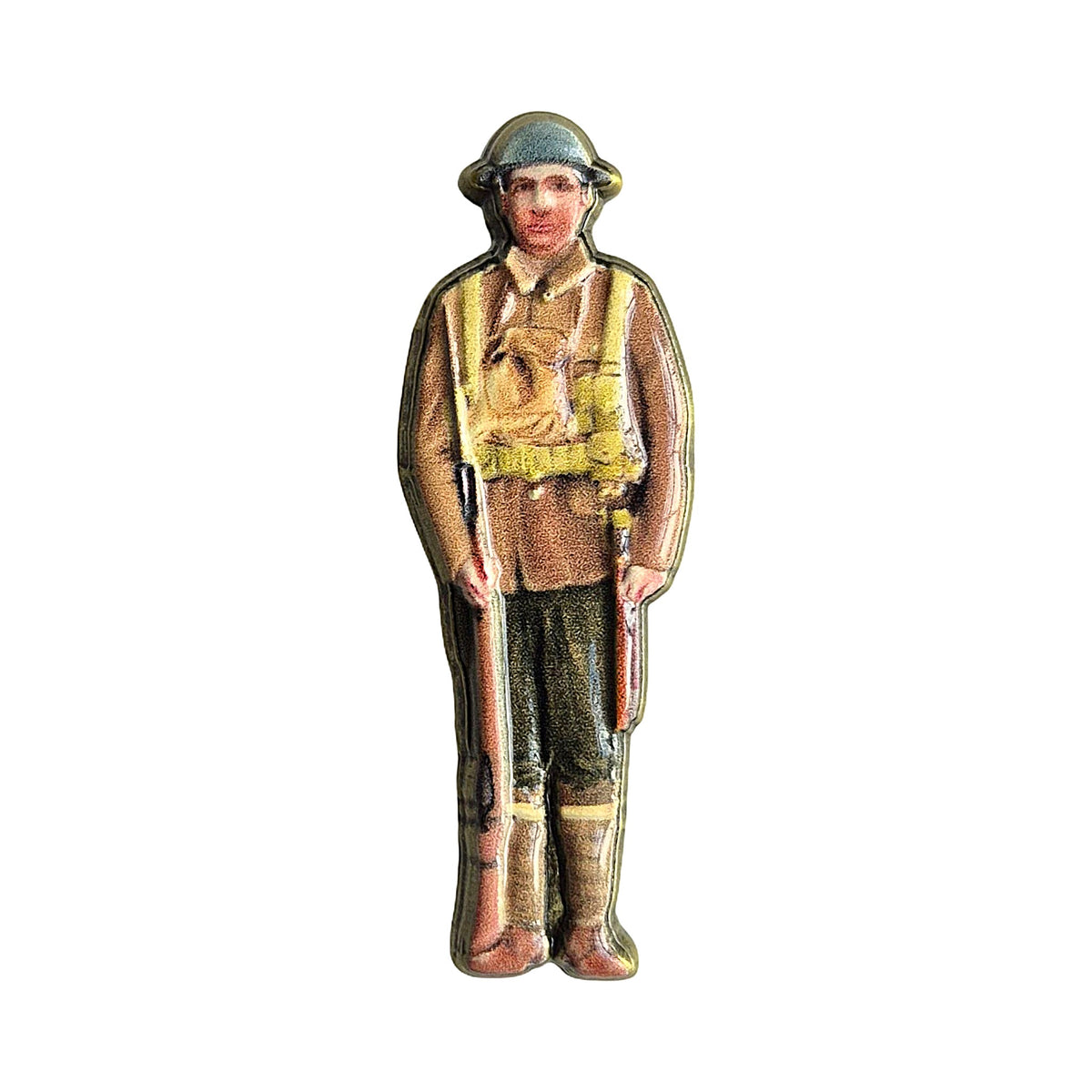 WWI British Infantry 'Tommy' Pin Badge