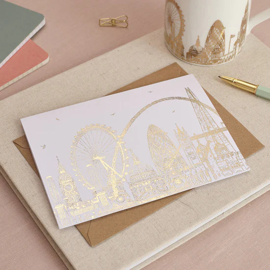 London Rooftops Greetings Card