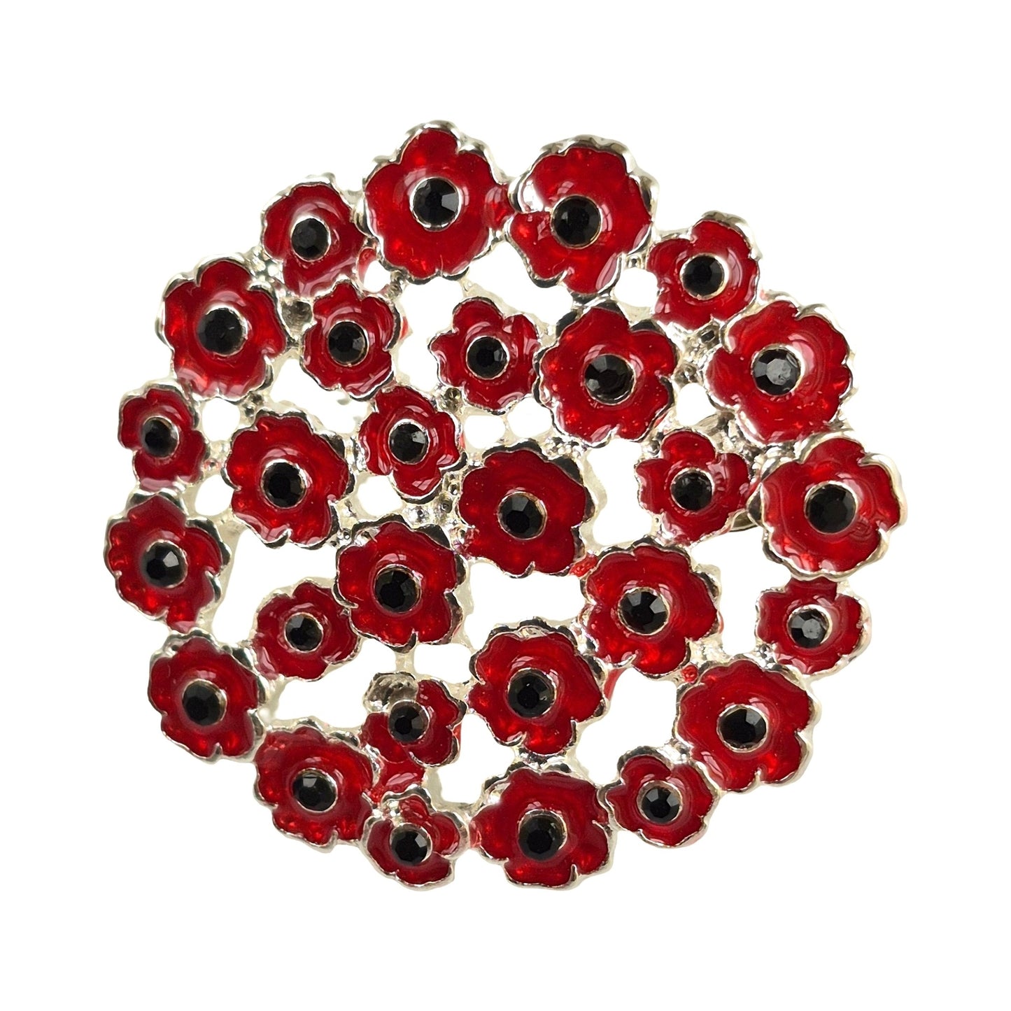 Poppy Posy Brooch