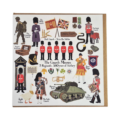 The Guards Museum Medley Greetings Card