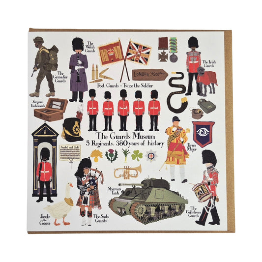 The Guards Museum Medley Greetings Card
