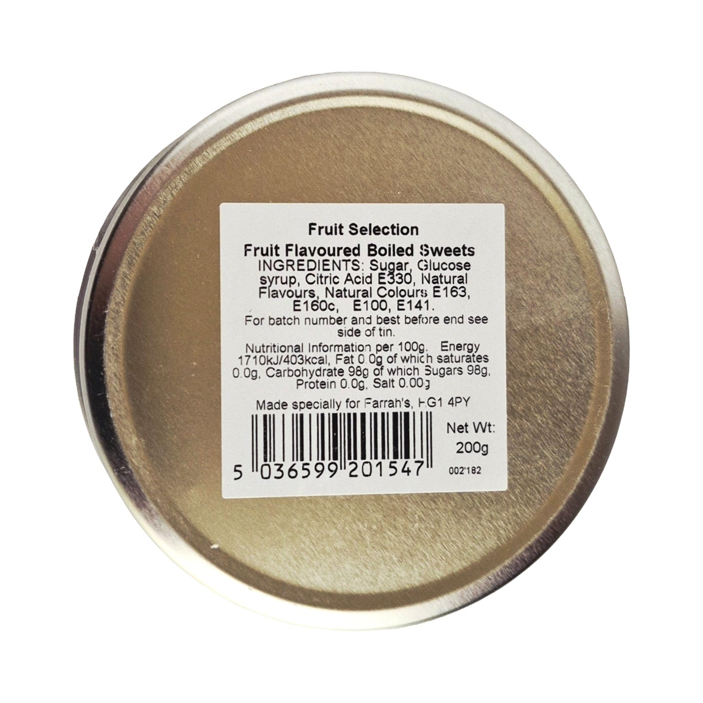 Fruit Selection Travel Sweet Tin