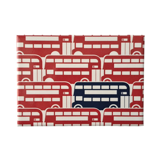 Red Bus Magnet
