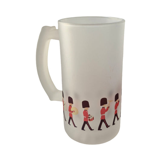 Marching Guard Frosted Beer Stein