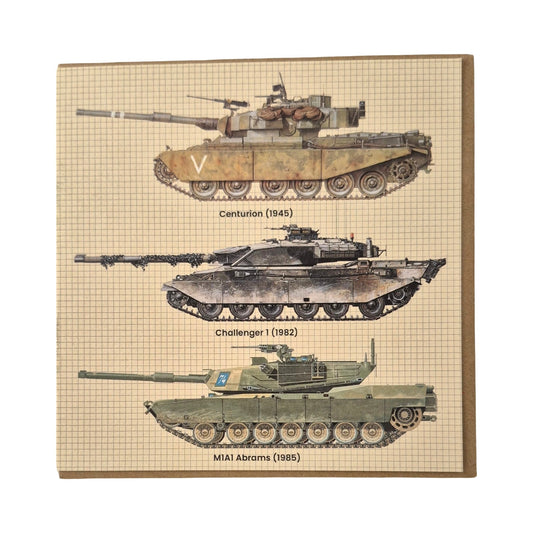 Tank Greetings Card