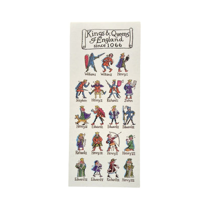 Kings and Queens Timeline Bookmark