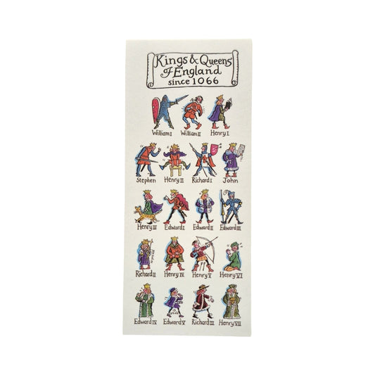 Kings and Queens Timeline Bookmark