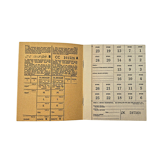 Replica Ration Book