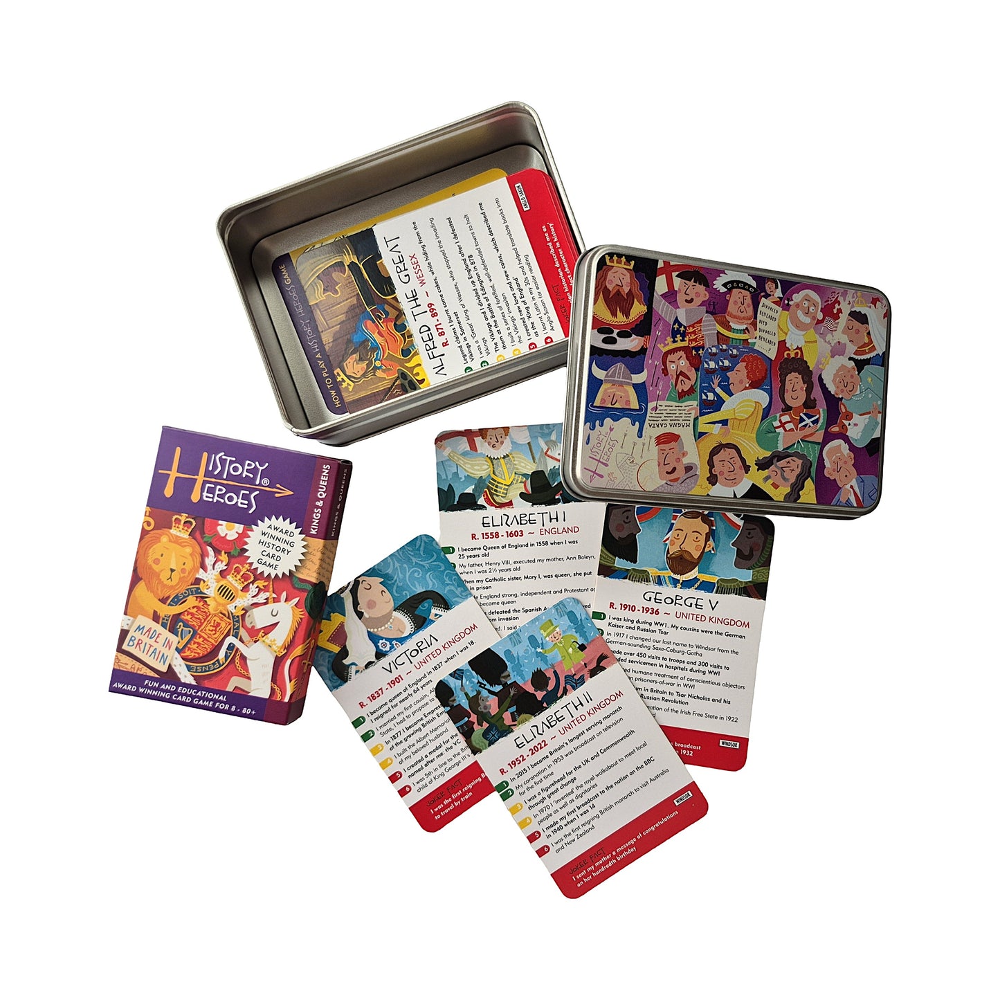 History Heroes - Kings and Queens Tin