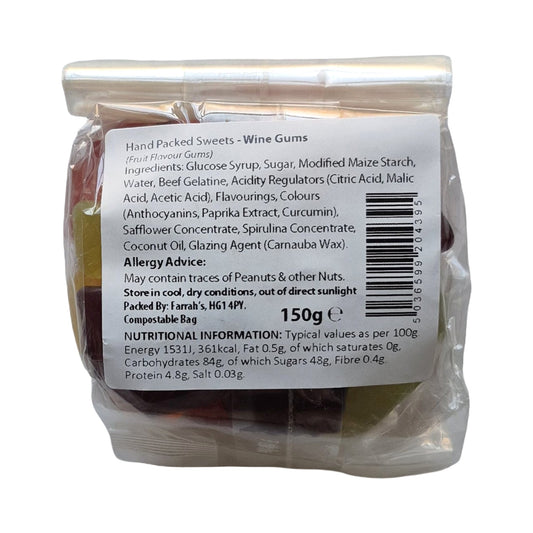 Museum Sweet Bags - Wine Gums