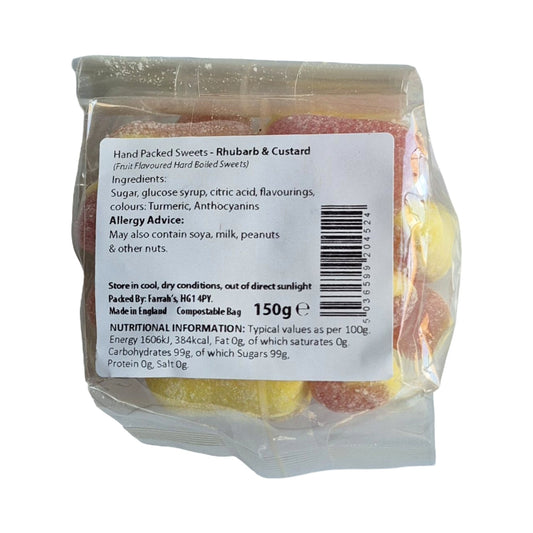 Museum Sweet Bags - Rhubarb and Custard