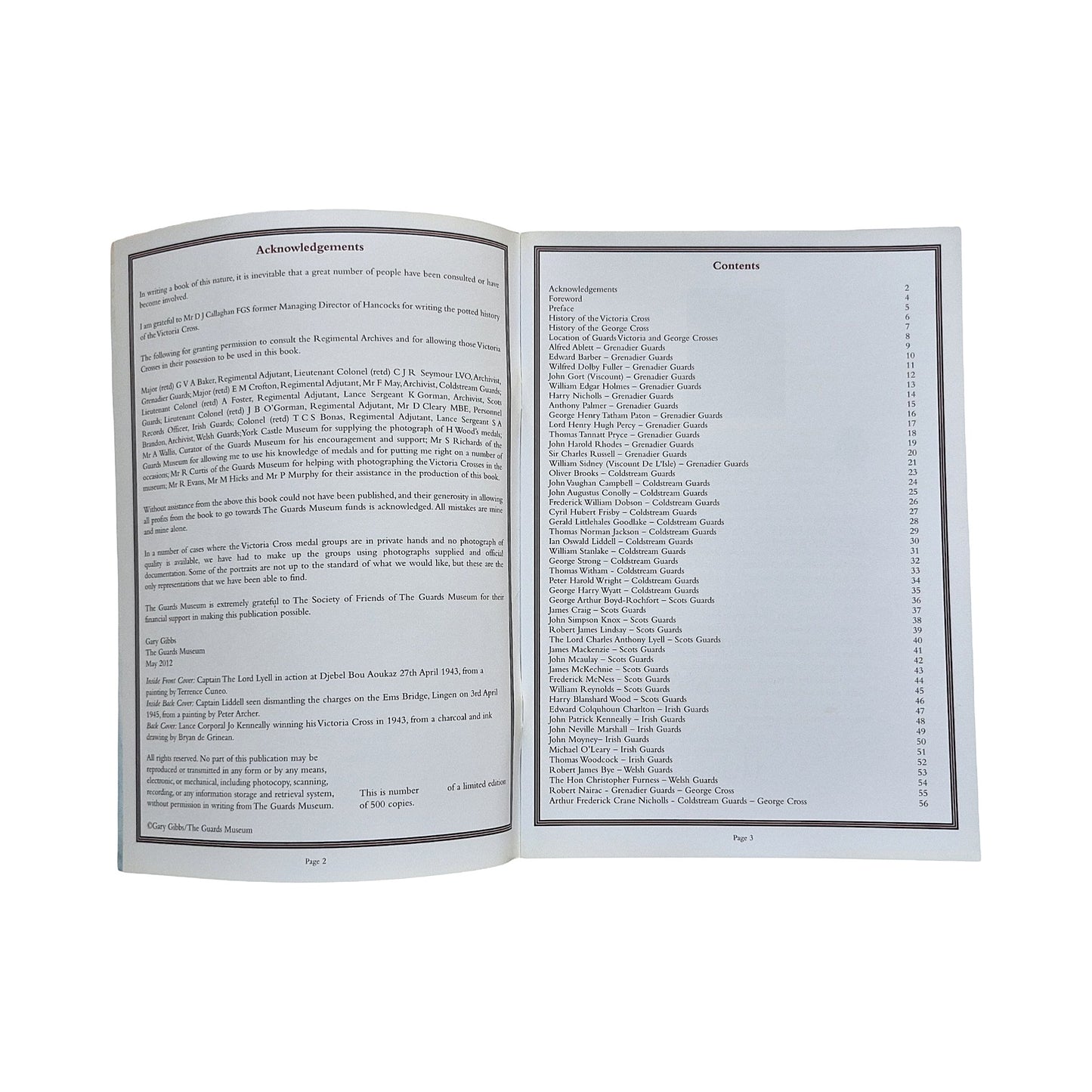 The Brigade of Guards - Victoria and George Cross Winners - By Gary Gibbs