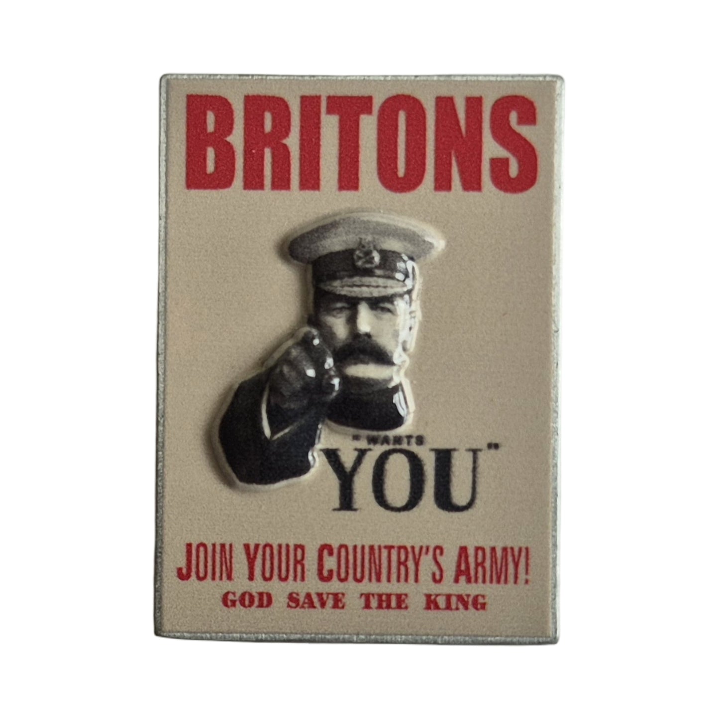 'Briton Wants You' Pin Badge