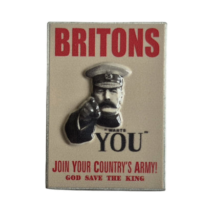 'Briton Wants You' Pin Badge