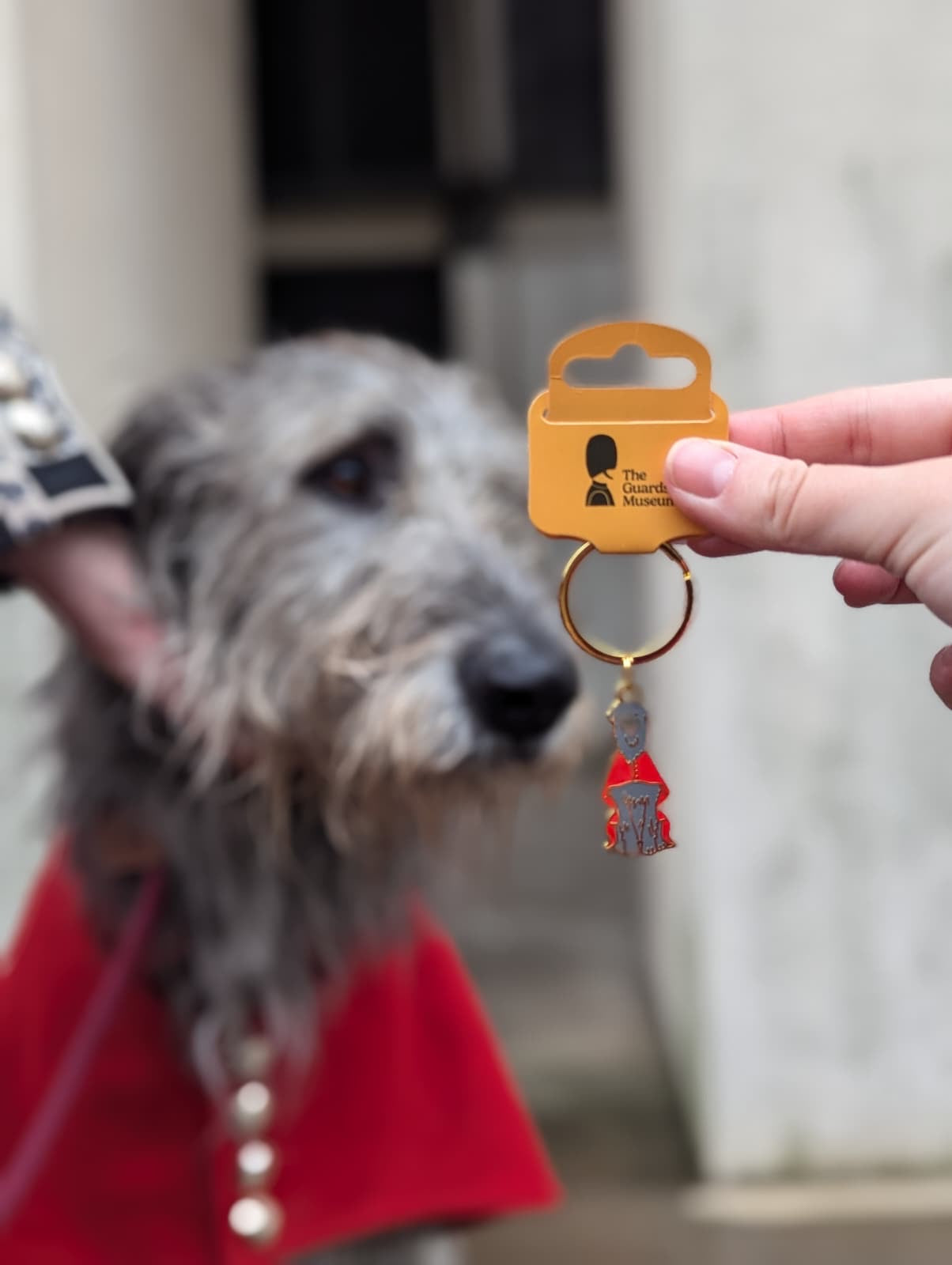 Irish Wolfhound Keyring
