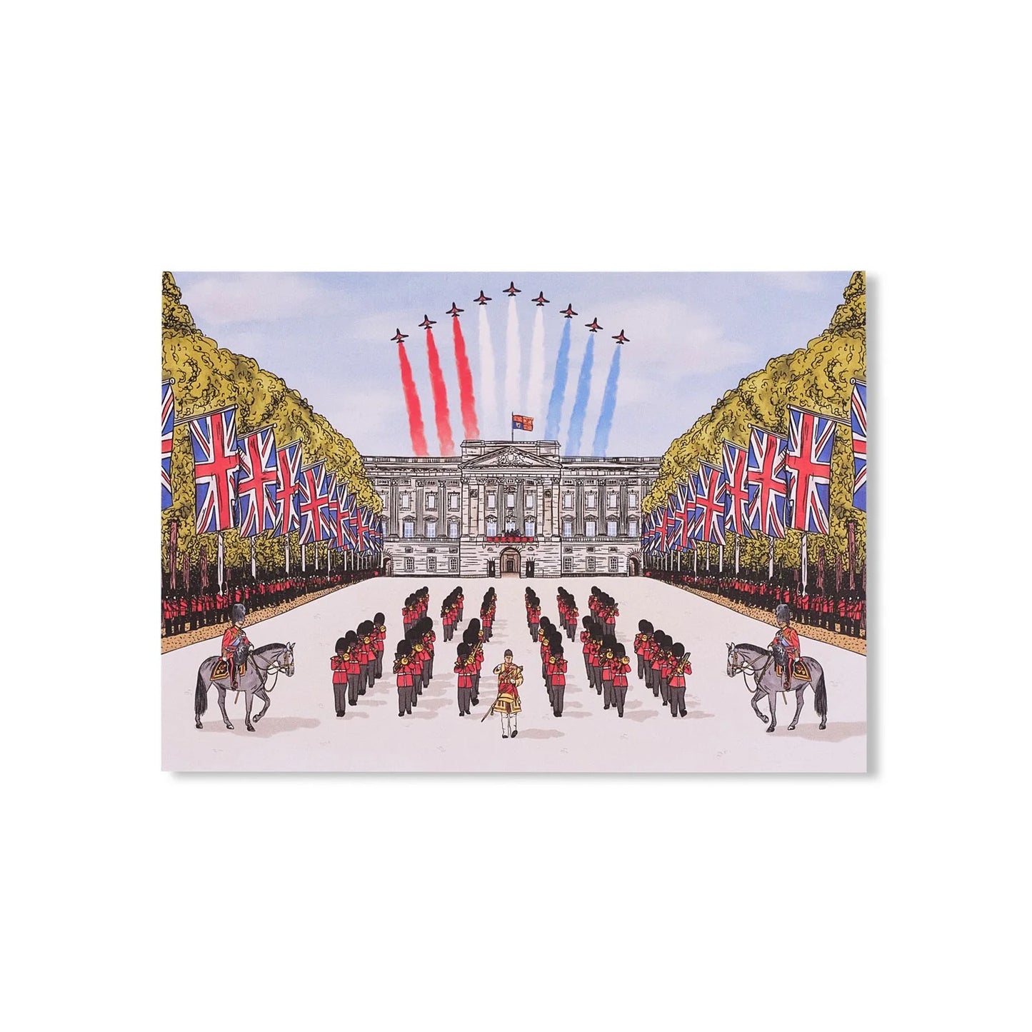 'Trooping the Colour' Postcard