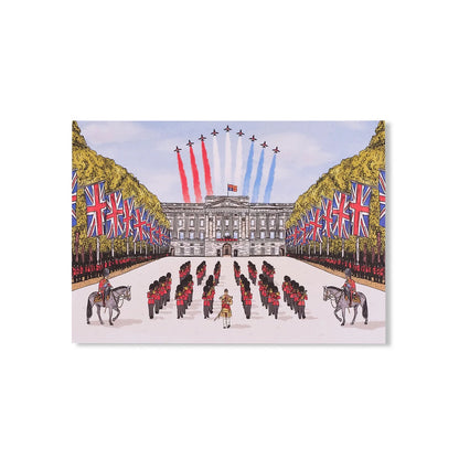 'Trooping the Colour' Postcard