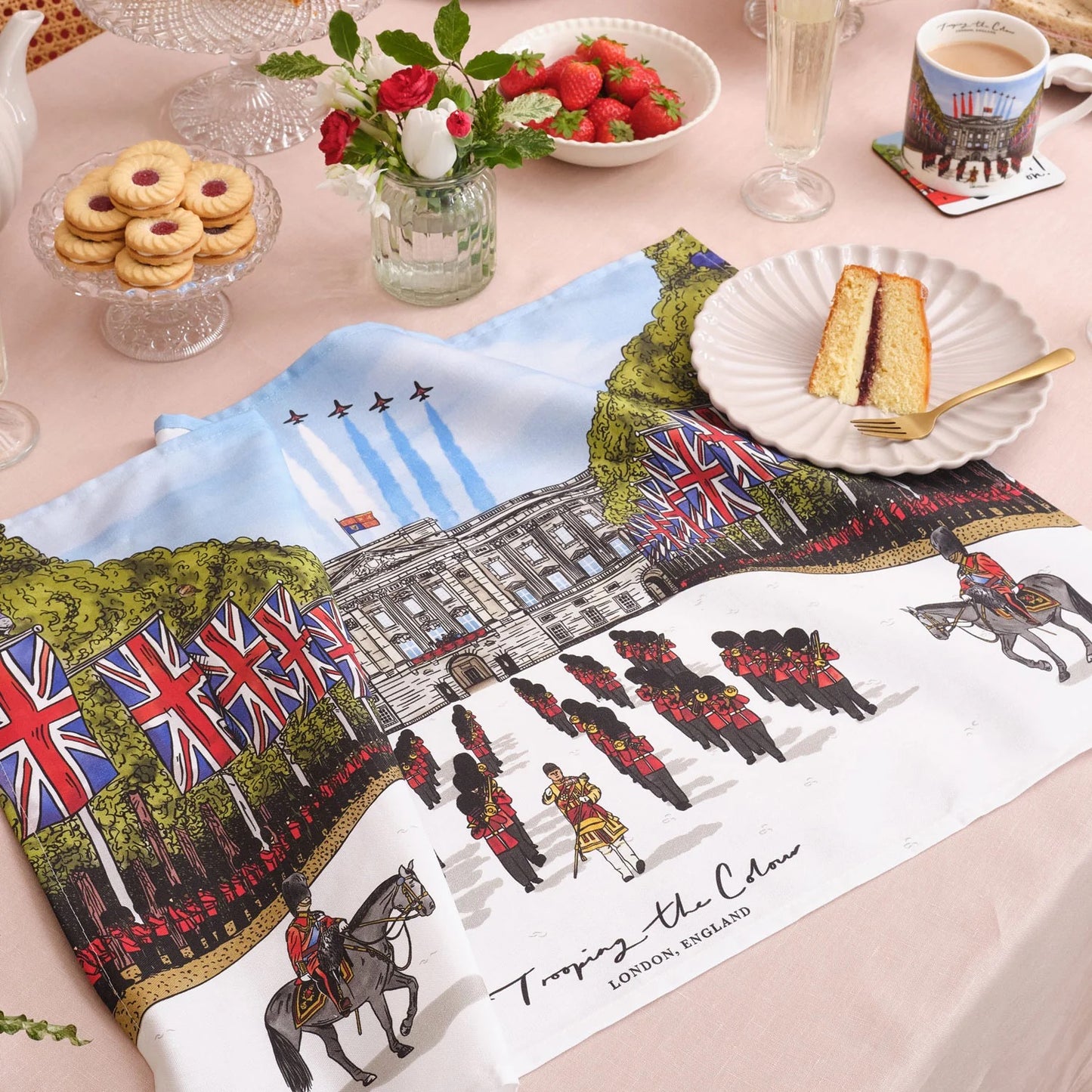 "Trooping the Colour' Tea Towel
