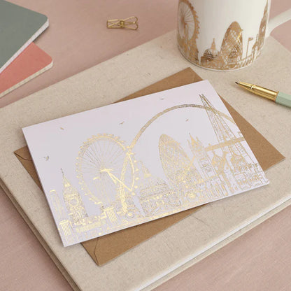 London Rooftops Greetings Card