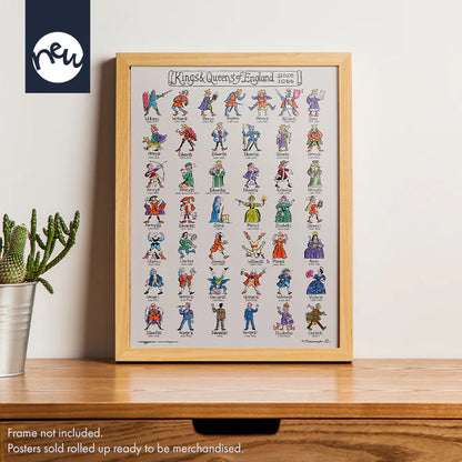 Kings and Queens A3 Print