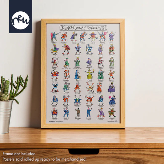 Kings and Queens A3 Print